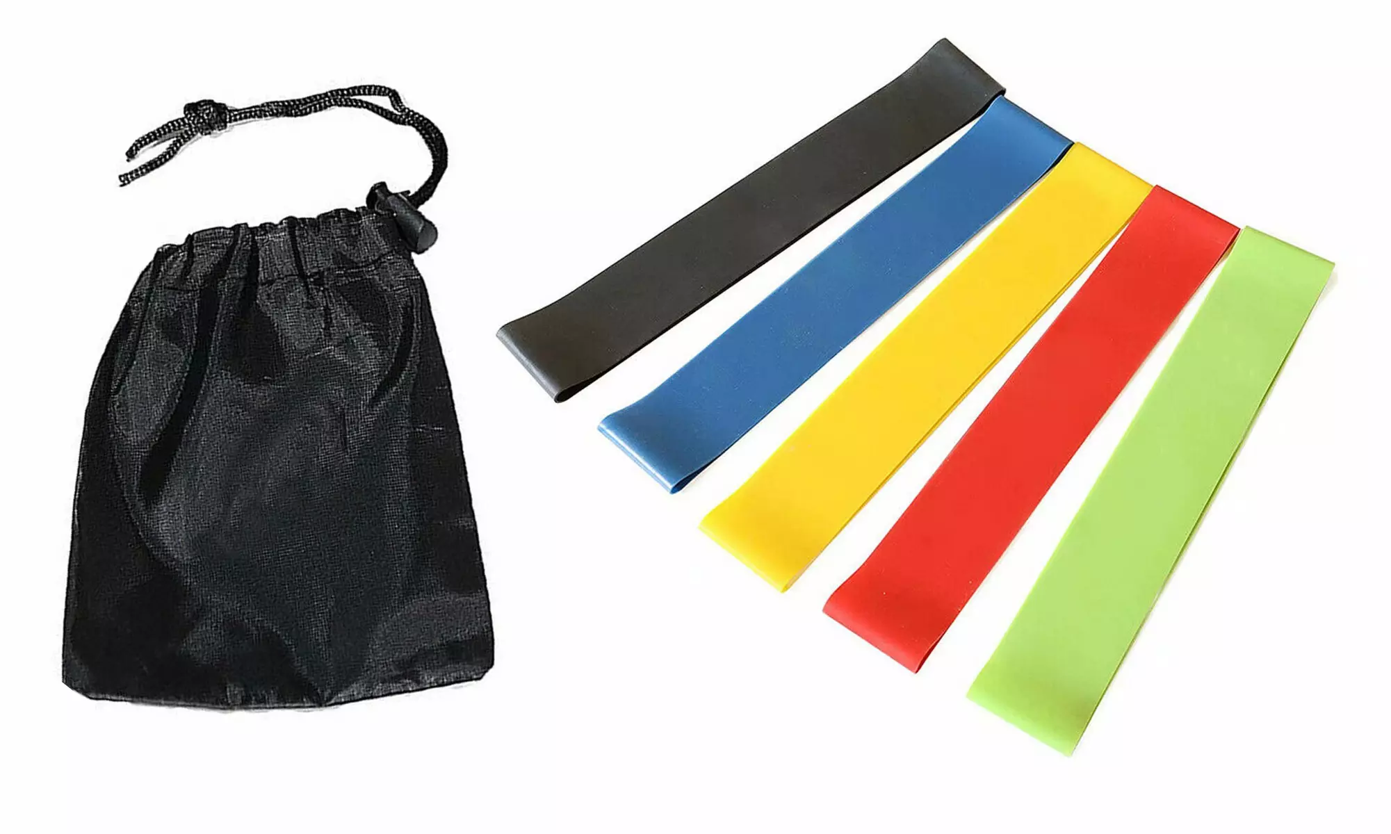 Resistance Loop Exercise Bands Carry Bag - Set of 5 - Primary Image