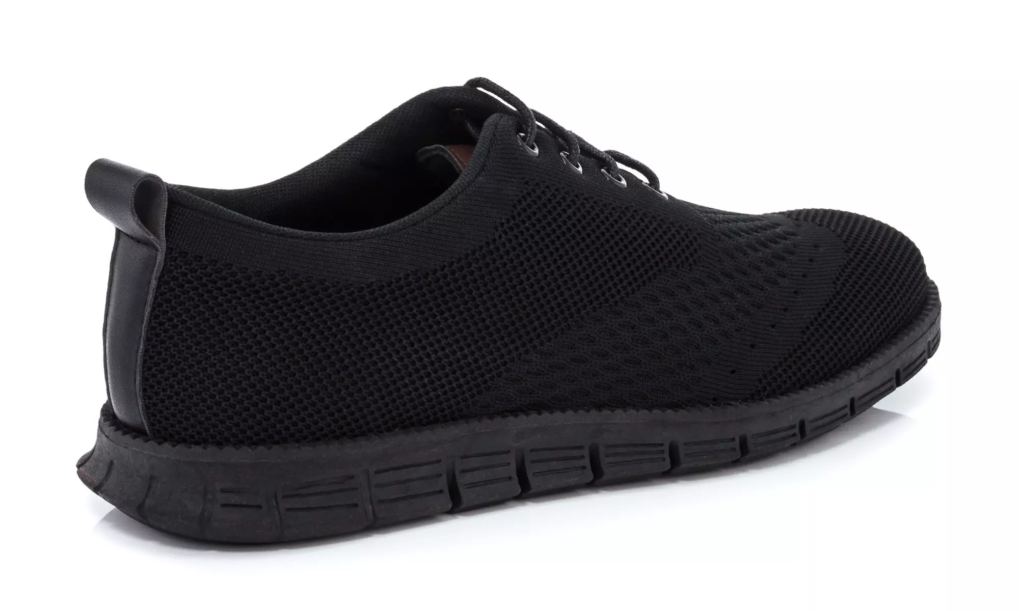 Franco Vanucci Men's Lace-up Knit Oxford Shoes