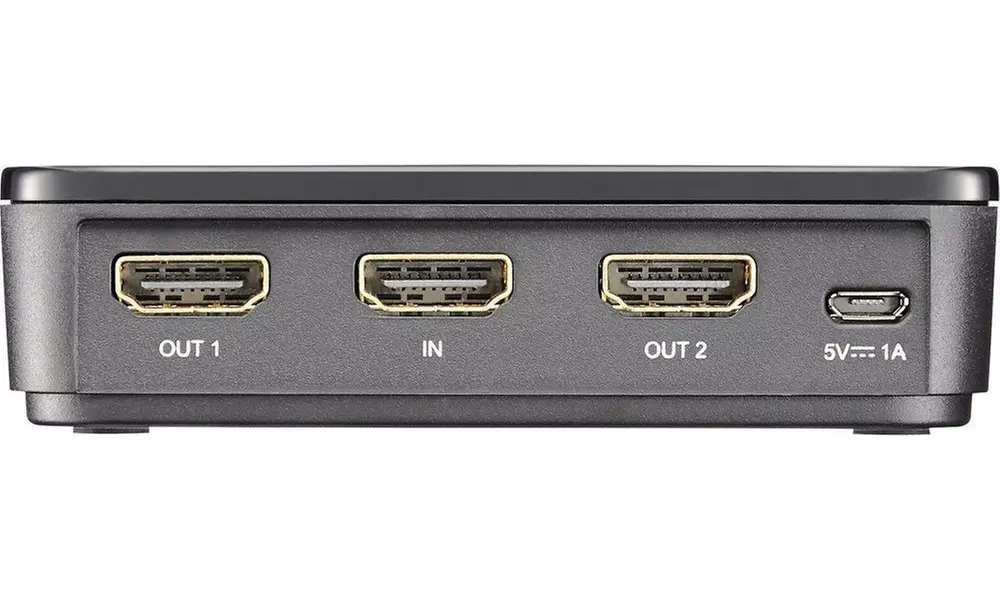 Rocketfish 4K Ultra HD and HDR Compatible 2-Output HDMI Splitter - Second Medium