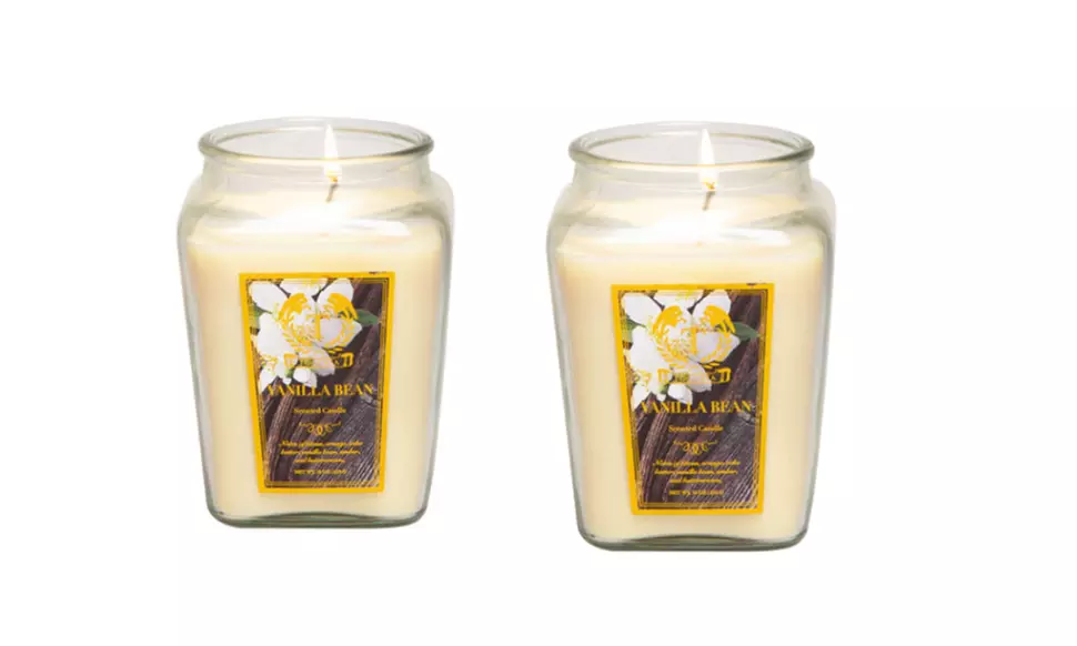 Six-Piece Toccata Aroma Scented Candles in 18oz Diamond Jars