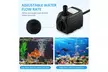 Fountain Pump Submersible Water Pump w/ 2 Nozzles for Fish Tank, Aquarium, Pond - Second Medium