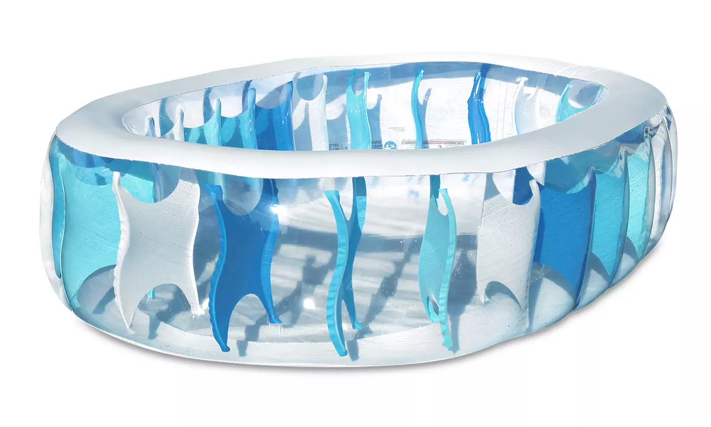 Bestway Inflatable Swimming Pool w/ Air Valve and Drain Plug - 90" x 60" x 20"