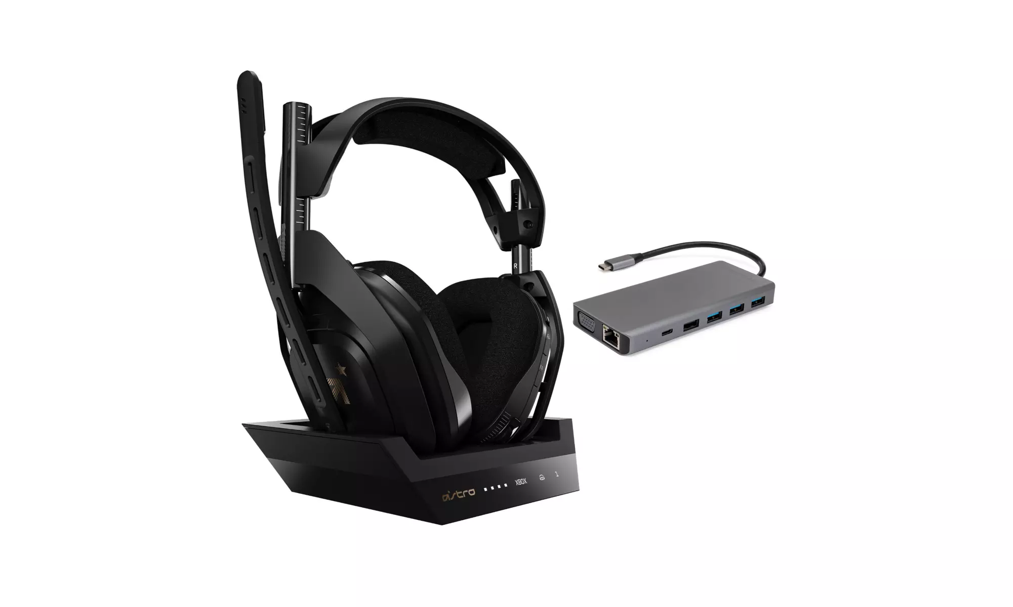 Astro Gaming A50 Wireless and Base Station for Xbox One/PC Bundle with USB Hub - Primary Image