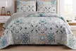 Dan River Reversible Printed Quilt Set (3 Piece) - Second Medium