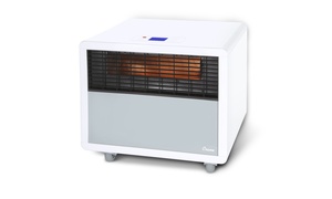 Crane Ultra Compact Infrared Heater with Quartz Element, Wheels, LCD Display