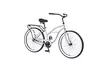 Single Speed Folding Bicycles, Multiple Colors 26"Inch Beach Cruiser Bike - Second Medium