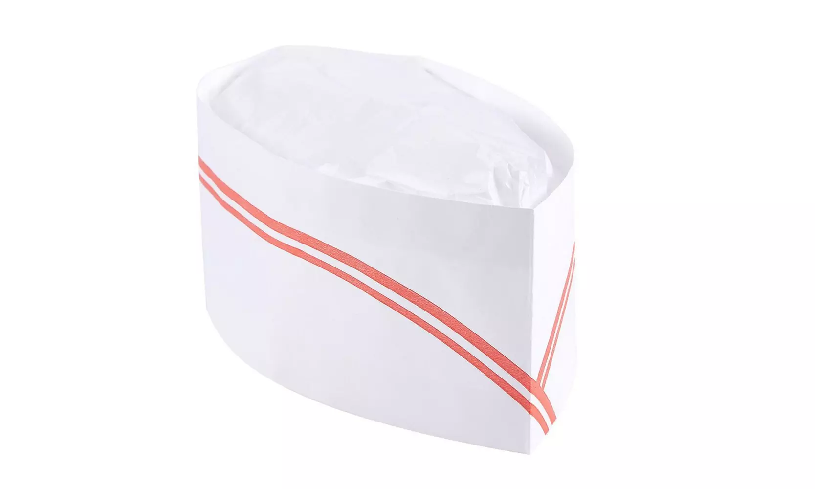 60-Pack Soda Jerk Paper Hats Disposable Retro Restaurant Chef Caps Food Server  - Second Medium