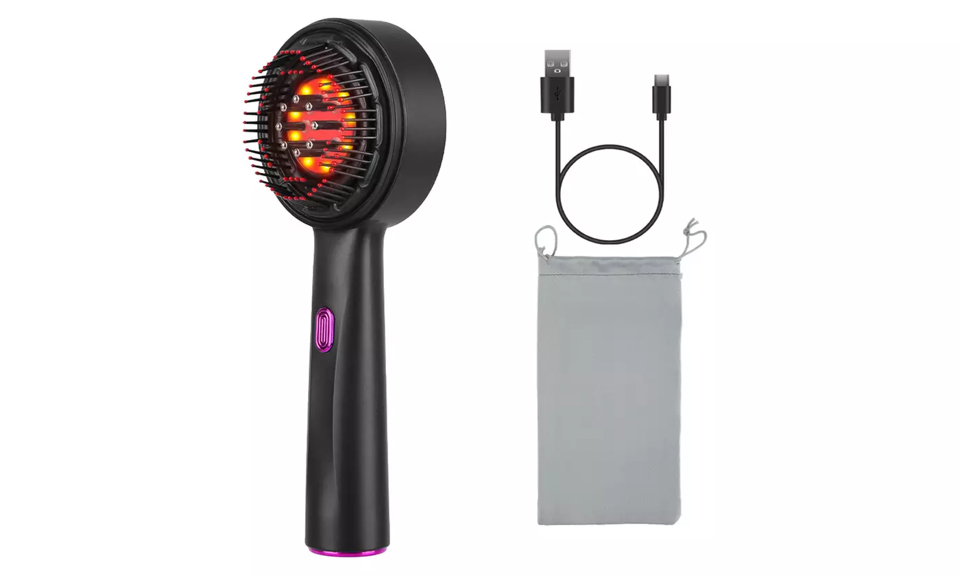 iMounTEK 3-in-1 Red Light Scalp Massager and Hair Oil Applicator Massage Comb