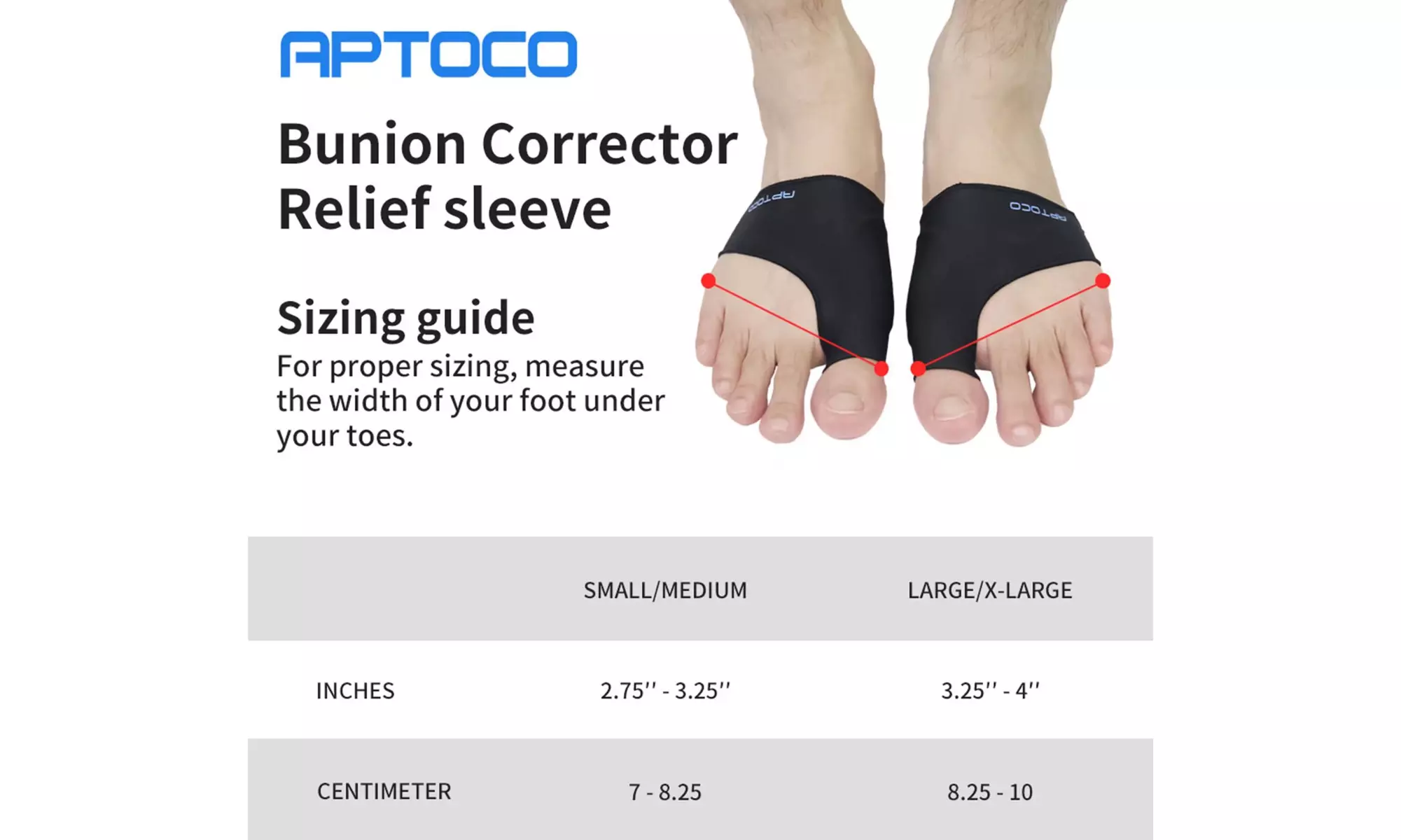Copper Ion Fiber Compression Bunion Corrector Bunion Relief Kit Big Toe Splint - Second Medium