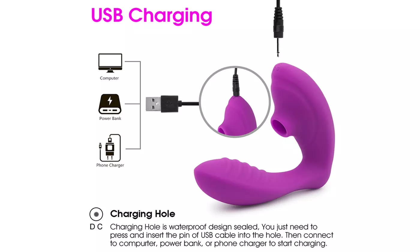10 Frequency Clitoral Sucking G Spot Vibrator Nipples Suction Stimulator Sex Toy