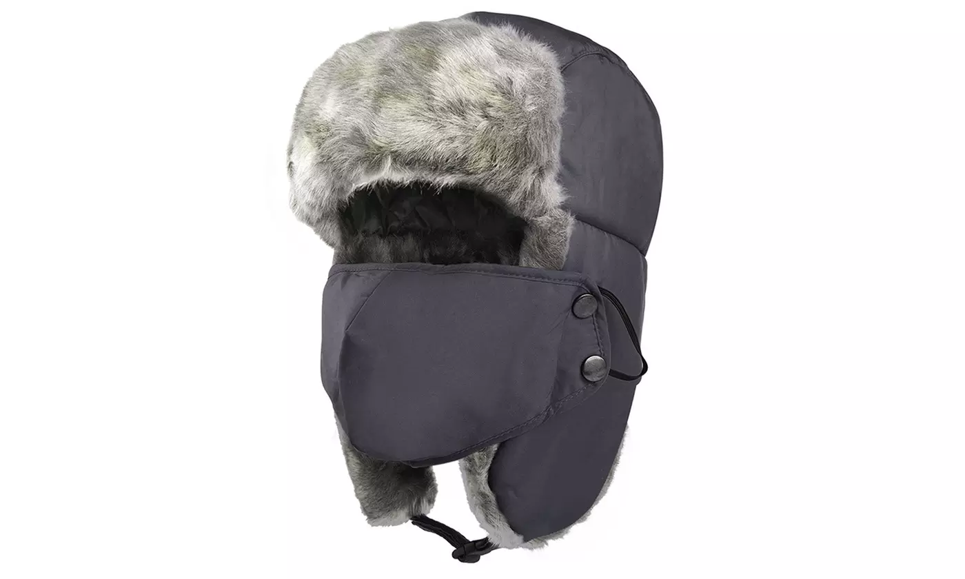 Winter Trapper Hat Warm Trooper Balaclavas Ear Flap Windproof Mask