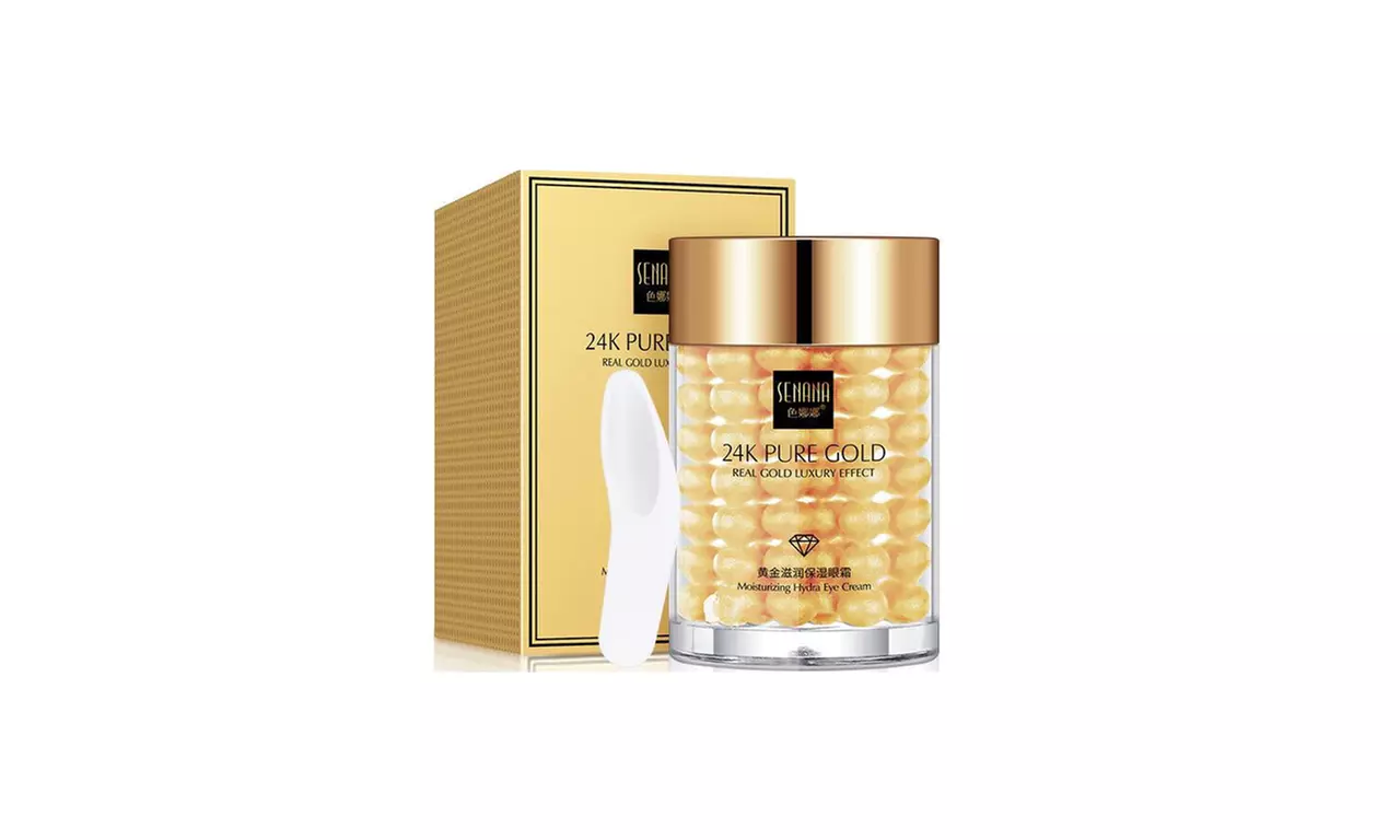 24K Gold Eye Cream Reduce Eye Bags , Puffiness Anti Wrinkle , Aging, Dark Circle