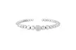 Sterling Silver & Genuine Diamond Bracelet Collection – Cuff, Tennis, and Link Styles - Second Medium
