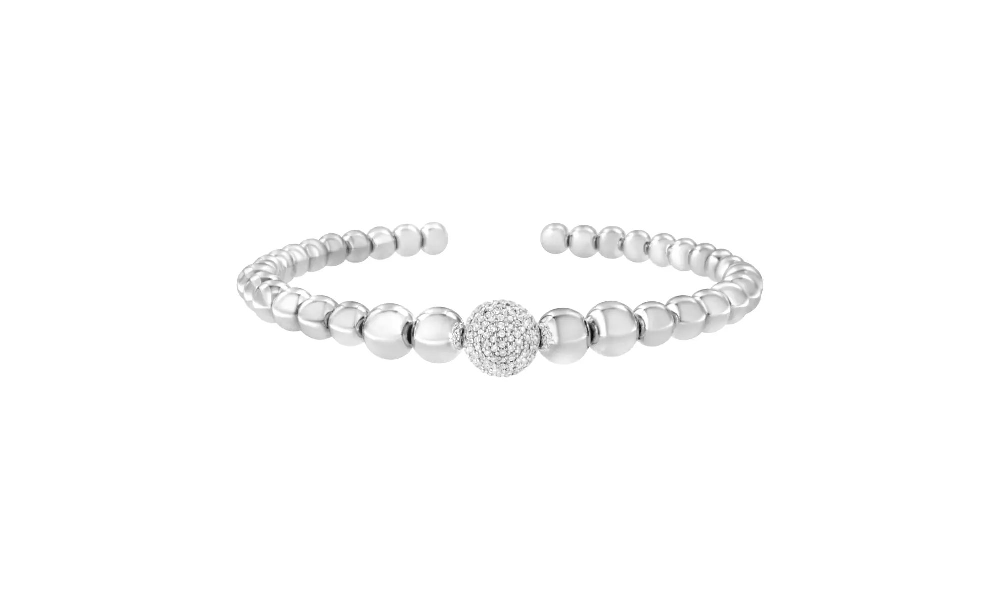 Sterling Silver & Genuine Diamond Bracelet Collection