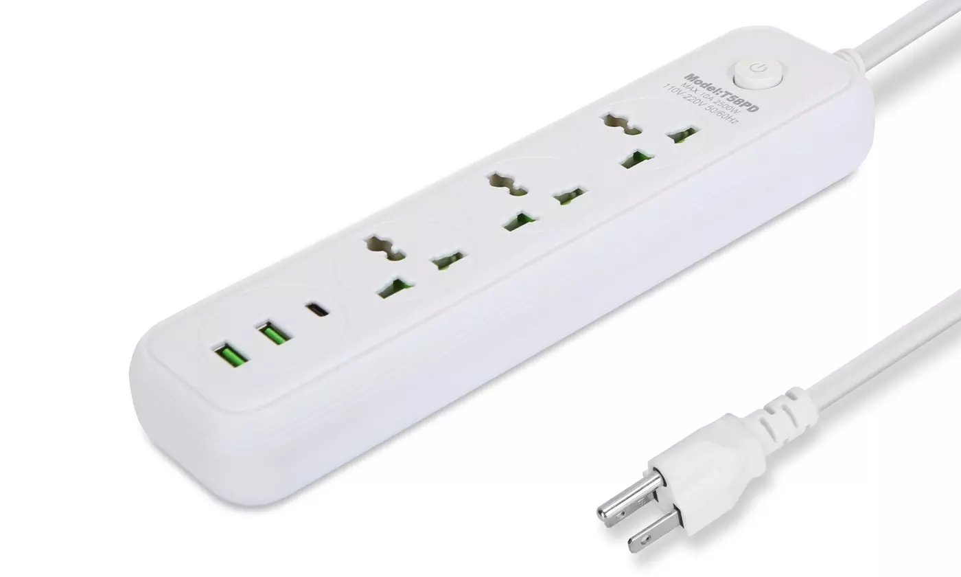 iMounTEK 2500W Power Strip with AC Outlets and USB A/C Ports (Multi-Options)