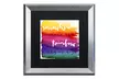 Color Bakery 'Somewhere' Matted Silver Framed Art - Second Medium