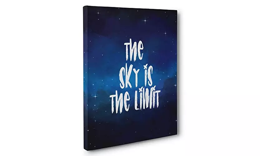 The Sky Is The Limit Canvas Wall Art - Primary Image