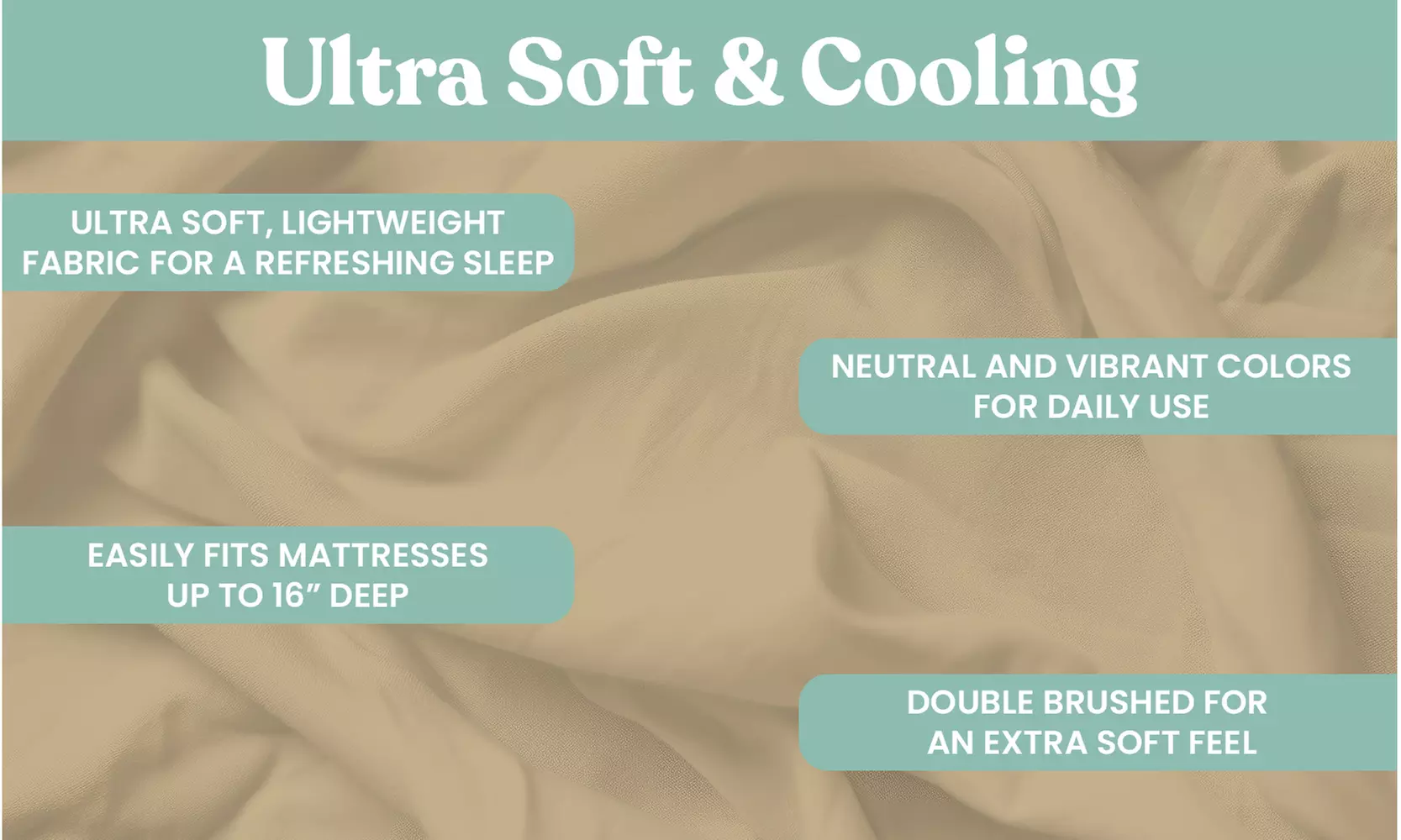 Luxury Home 6-Piece Microfiber Bed Sheet Set