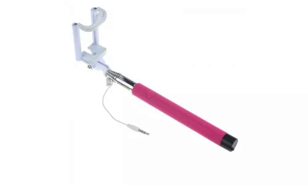 Expandable Wired Selfie Stick For All Cellular Phones - Second Medium