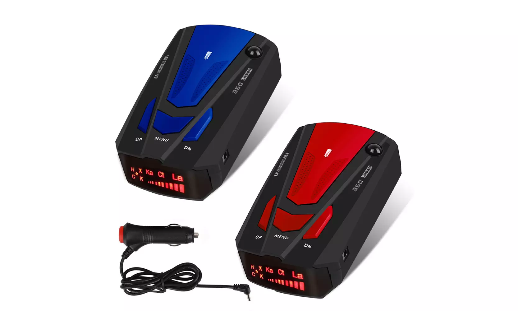 360 Degree Car 16 Band V7GPS Camera Laser Police Safe Radar Detector Voice Alert - Primary Image