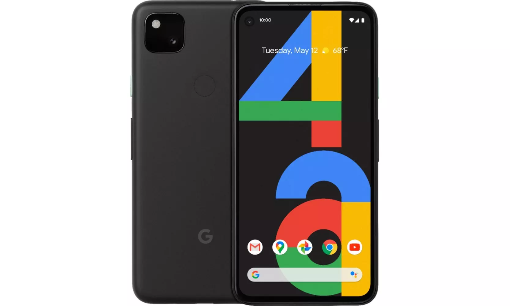 Google Pixel 4a 128GB Just Black Fully Unlocked - A Grade Refurbished - Primary Image