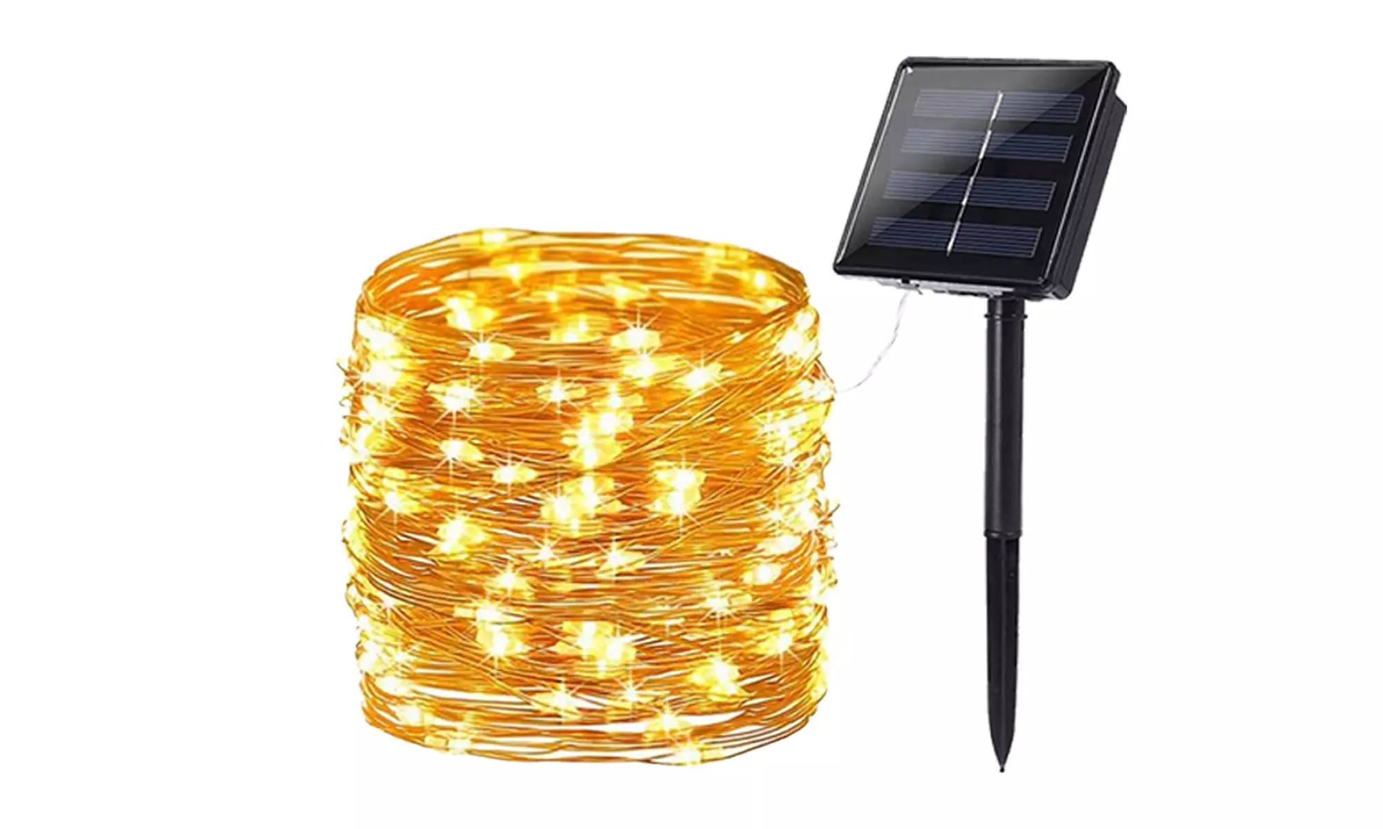 72ft 200 LED Solar String Lights Copper Wire Solar Powered Lights Indoor Outdoor