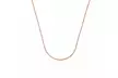 Italian 925 Sterling Silver Box Chain Necklace – 16"-30" Lengths in Silver, Gold & Rose Gold | Great for Gifting - Second Medium