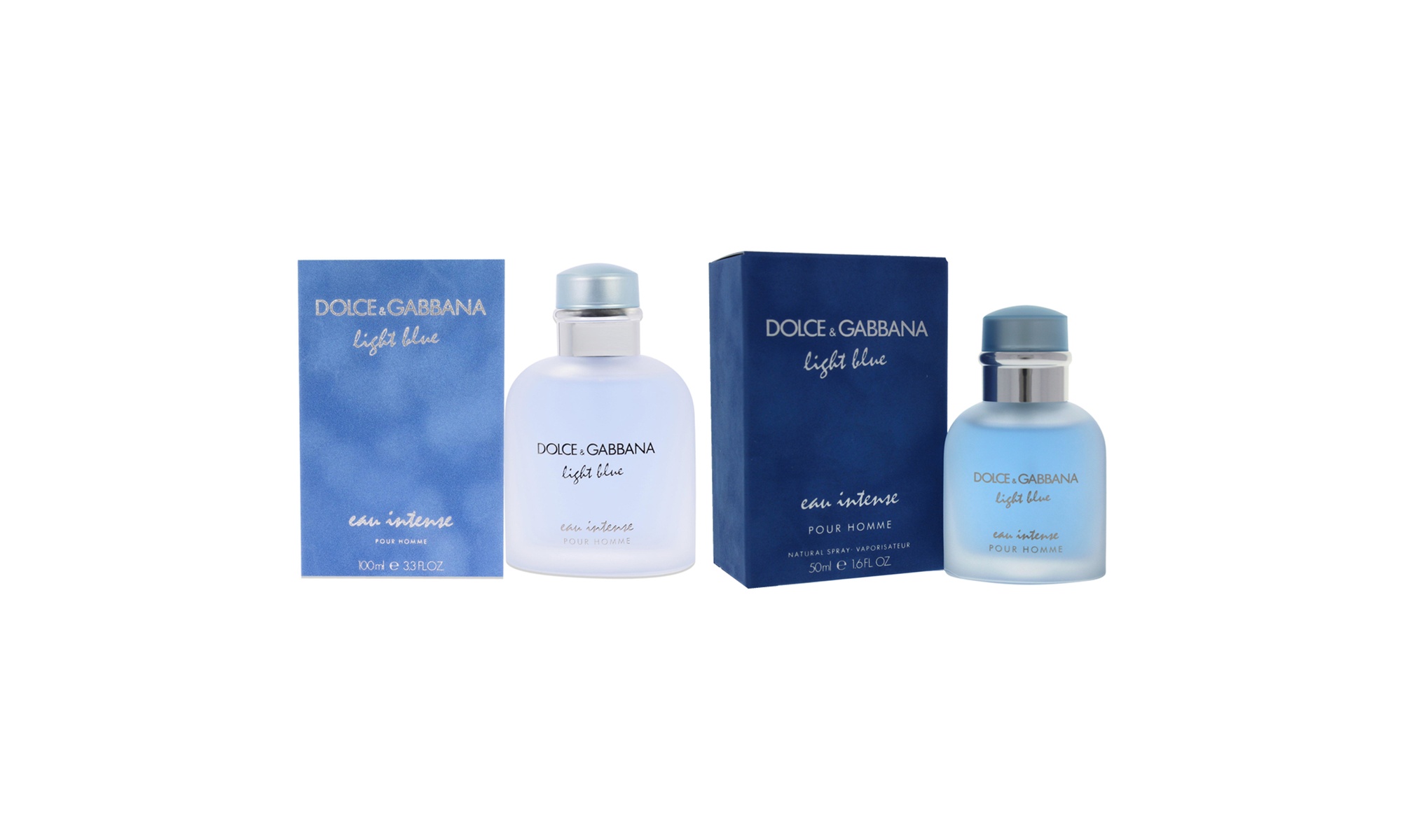 Dolce and Gabbana Light Blue Eau Intense EDP Spray for Men (Multiple Sizes)