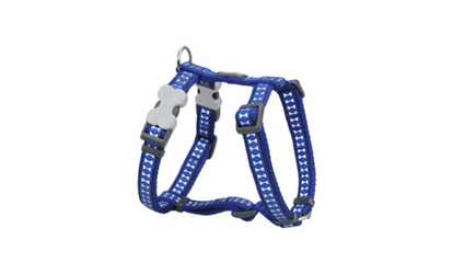 Red Dingo DH-RB-DB-ME Dog Harness Reflective Dark Blue, Medium