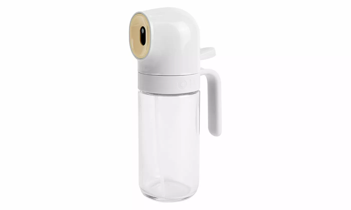 8.4oz Glass Oil Spray Bottle for Kitchen, Salad, Frying, BBQ