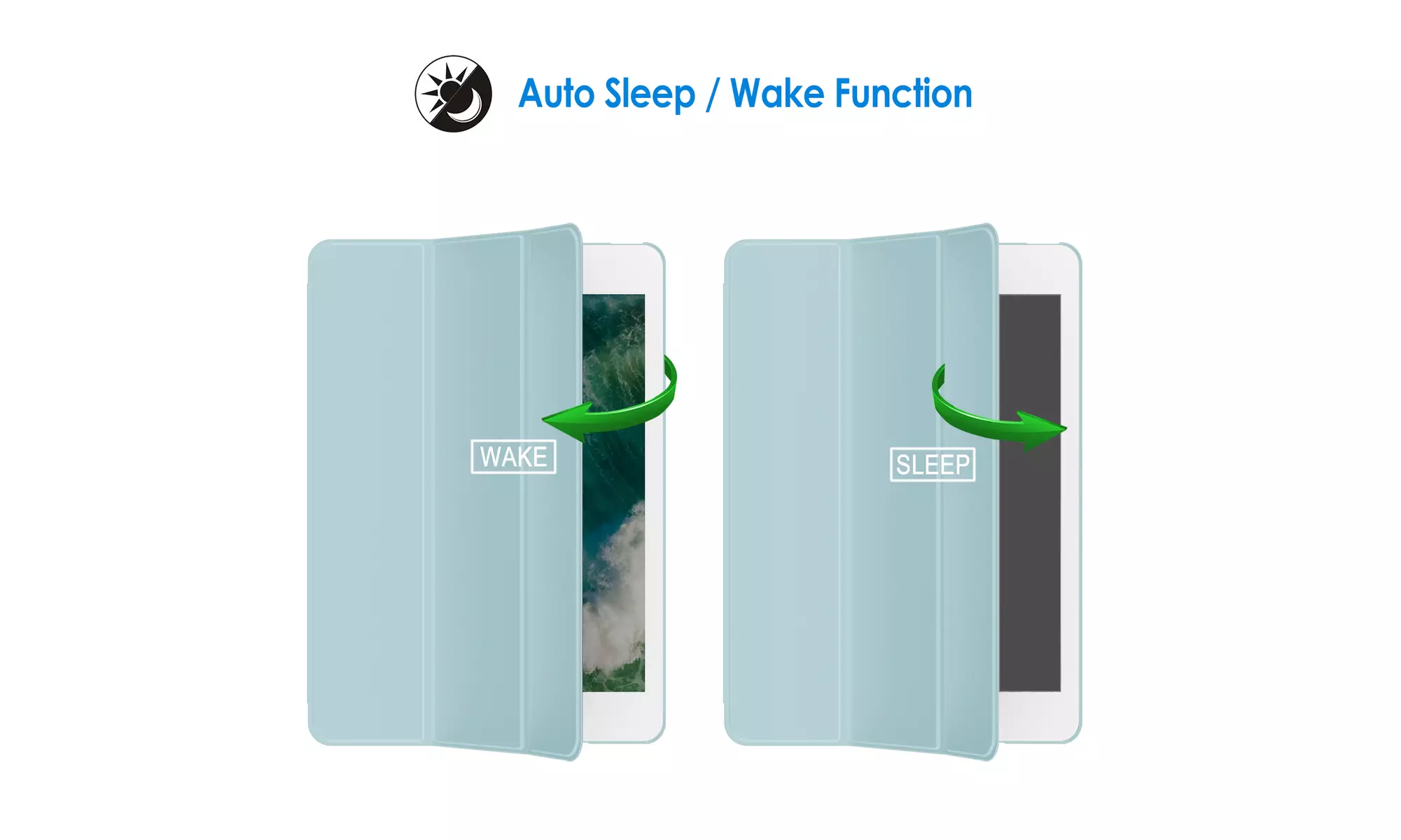JETech Case for Apple iPad Mini 1 2 3, Hard Back Shell Soft-Touch Stand Cover