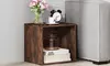 Costway Cube Storage Organizer Stackable Open Book Shelf for Small Space Storage