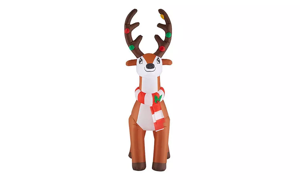 6ft Christmas LED Inflatable Reindeer - Second Medium