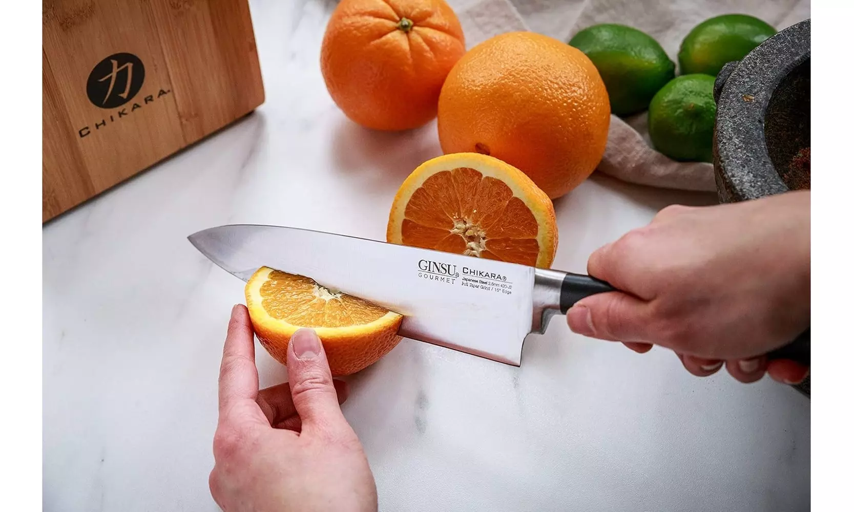 Ginsu Chikara 8-Piece Knife Block Set