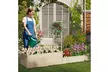 Costway Raised Garden Bed with Trellis 2 Planter Boxes Open-ended Base - Second Medium