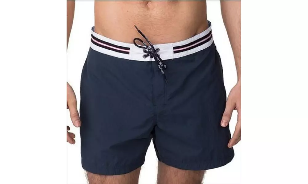 Men's Solid Swim Shorts - Primary Image