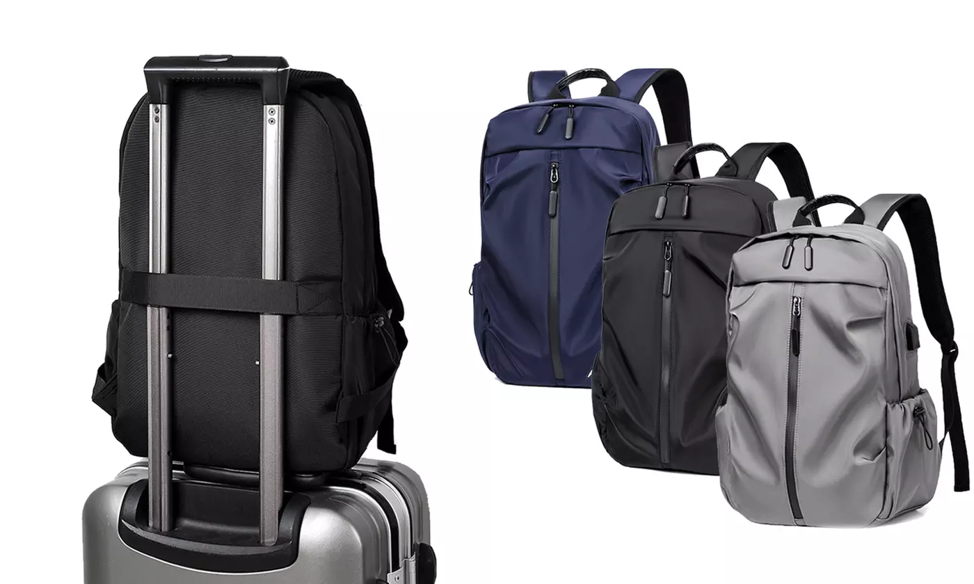 Travel Luaggage Backpack Business Anti-Theft College Bag with USB  - Primary Image