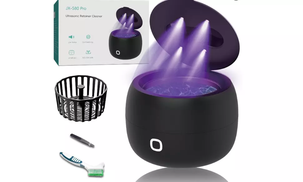 Ultrasonic Retainer Cleaner Machine with UV Light