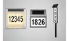 Solar LED House Address Sign with Custom Numbers