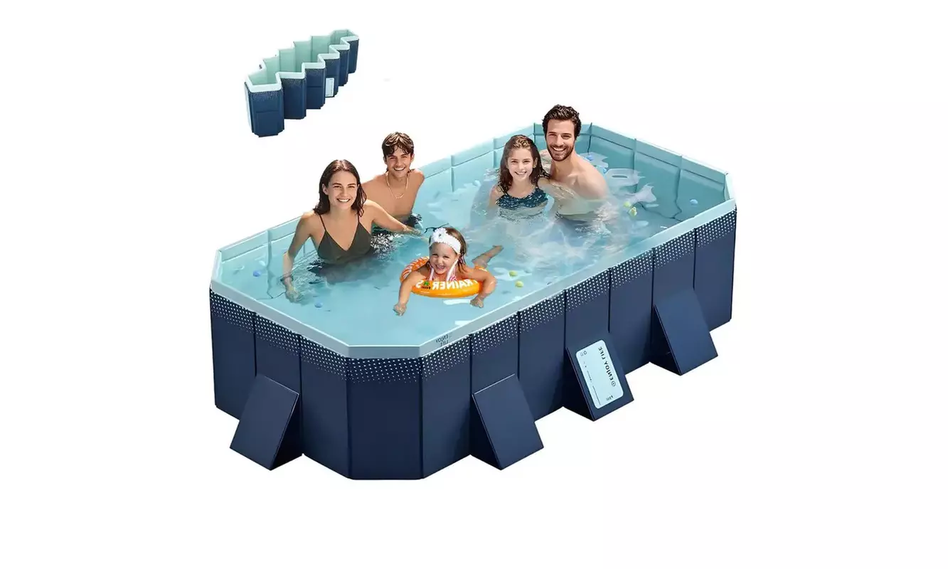  1.8 PVC inflatable folding swimming pool