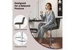 Two or Four Costway Swivel Bar Stools with Heavy-duty Metal Base and Footrest - Second Medium