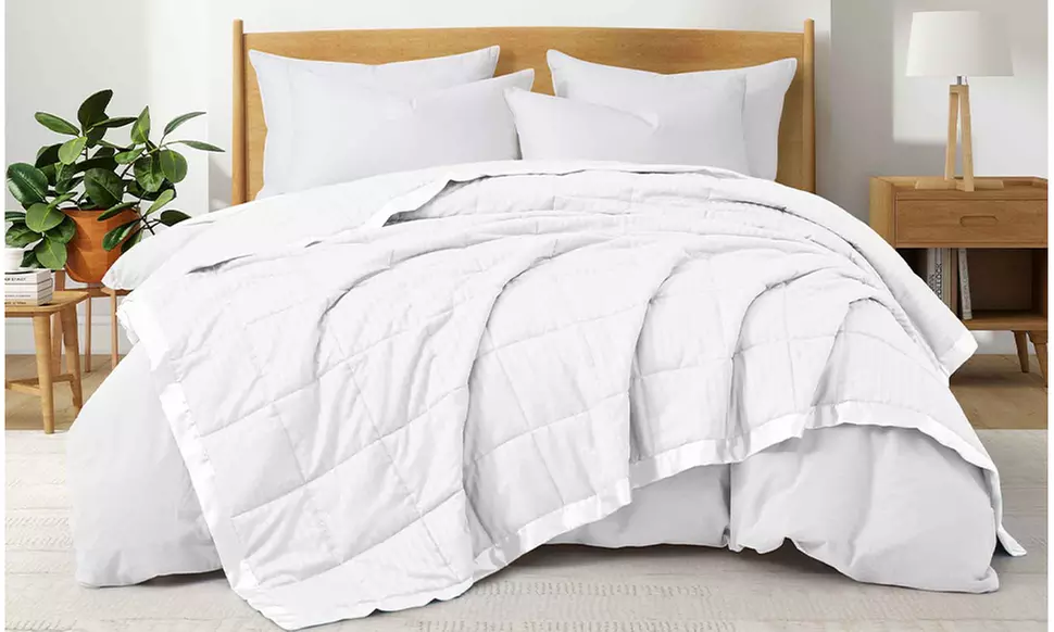 Peace Nest All Season Soft Cozy Warm Bed Blanket with Satin Trim