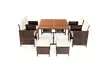 Costway 9-Piece Outdoor Rattan Dining Set - Second Medium