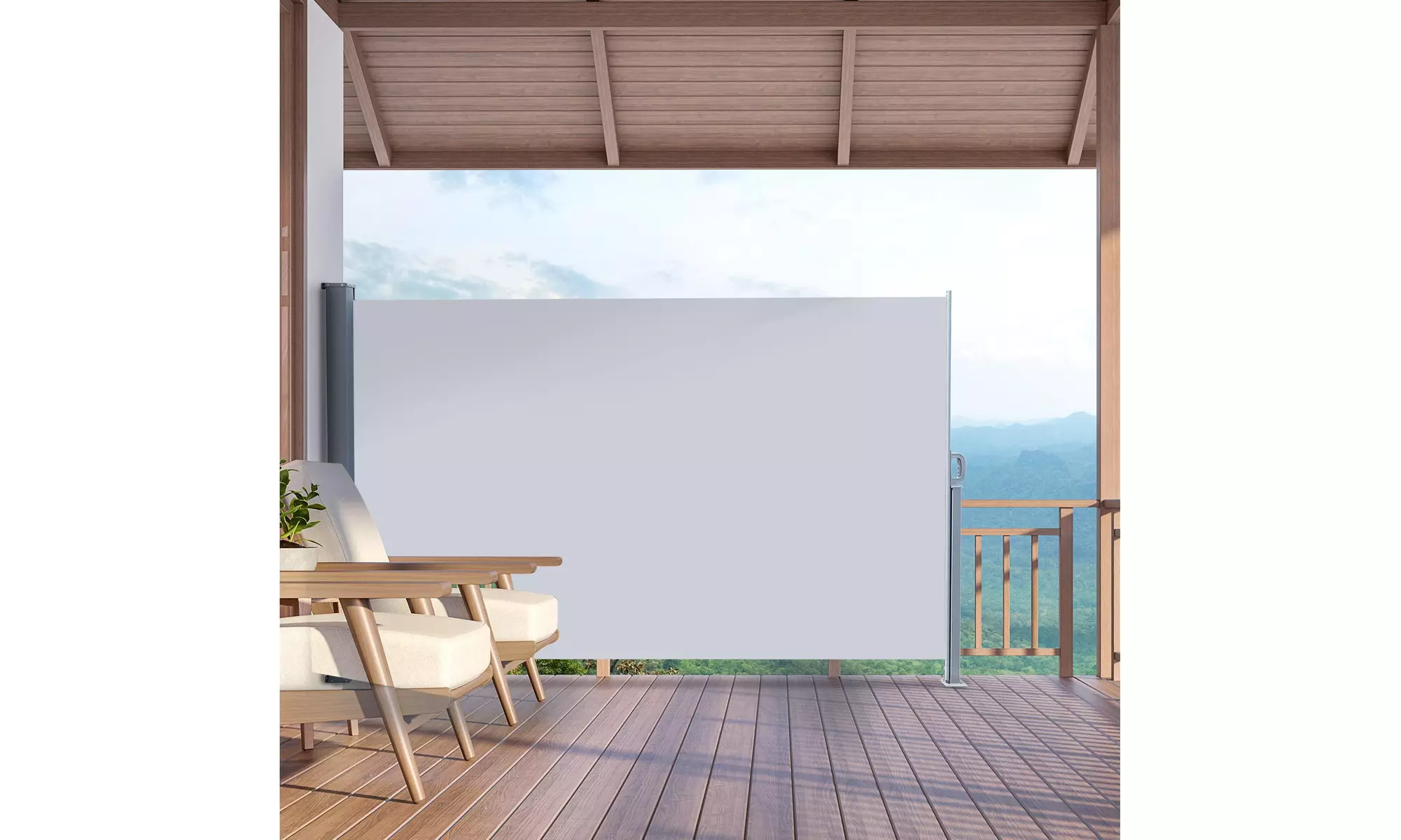 118" x 63" /118"X71" Side Awning Retractable Retractable Patio - Primary Image