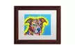 Dean Russo 'Painted Pit' Matted Wood Framed Art - Second Medium