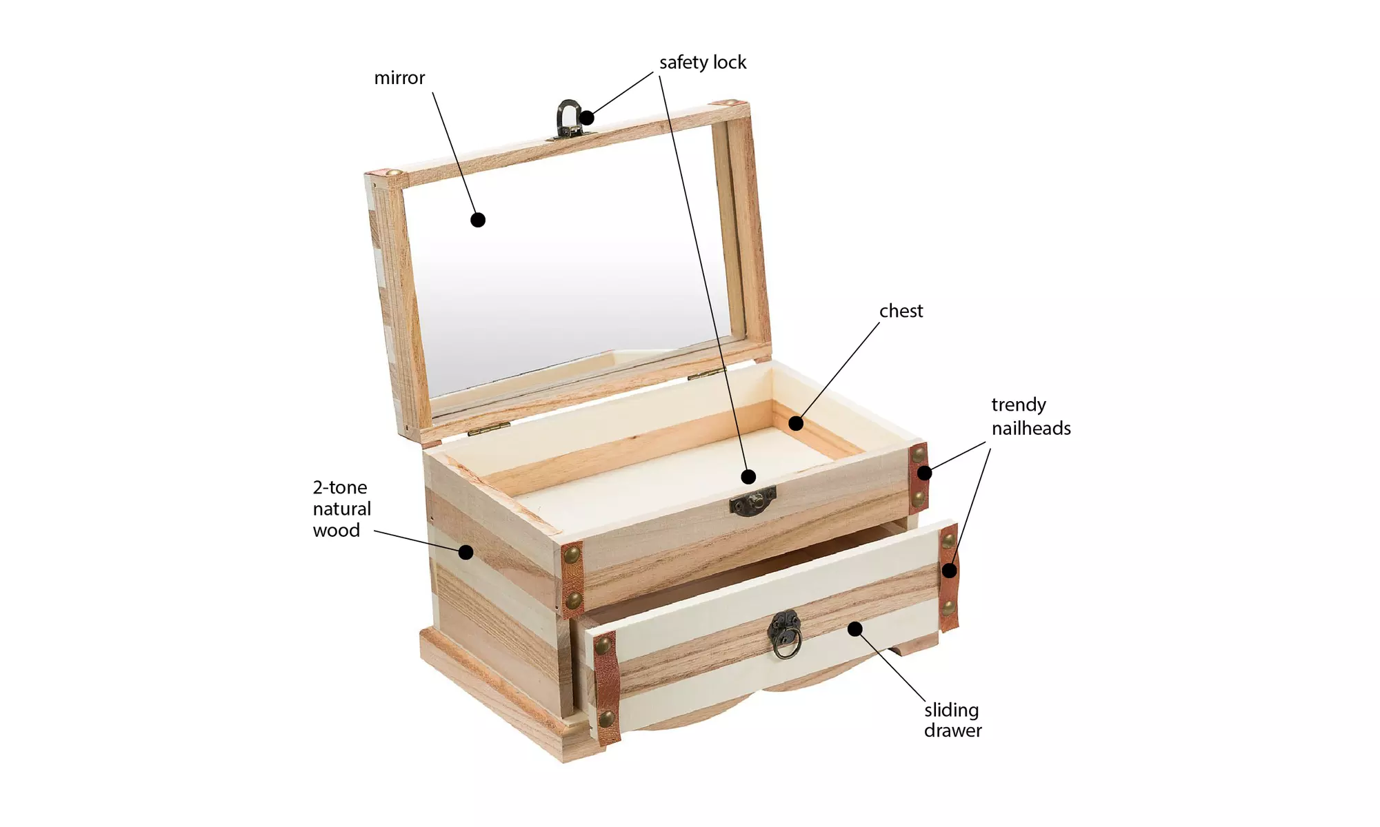 Freida and Joe French Vanilla Fragrance Spa Gift Set in a Wooden Jewelry Box - Second Medium