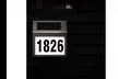 Solar LED House Address Sign with Custom Numbers - Second Medium