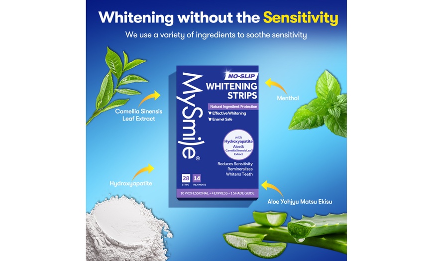 Image 3: Pack of 28 Strips Professional 3D Teeth Whitening Strips 