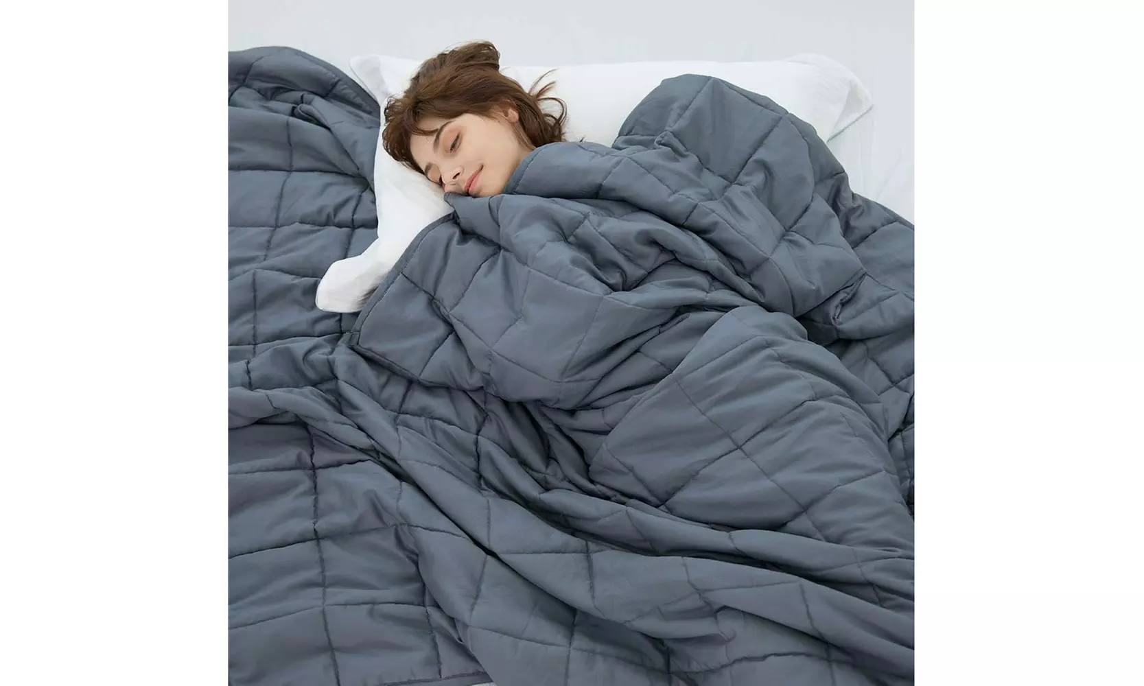 Weighted Idea Cool Weighted Blanket for Adults (Grey) - Primary Image