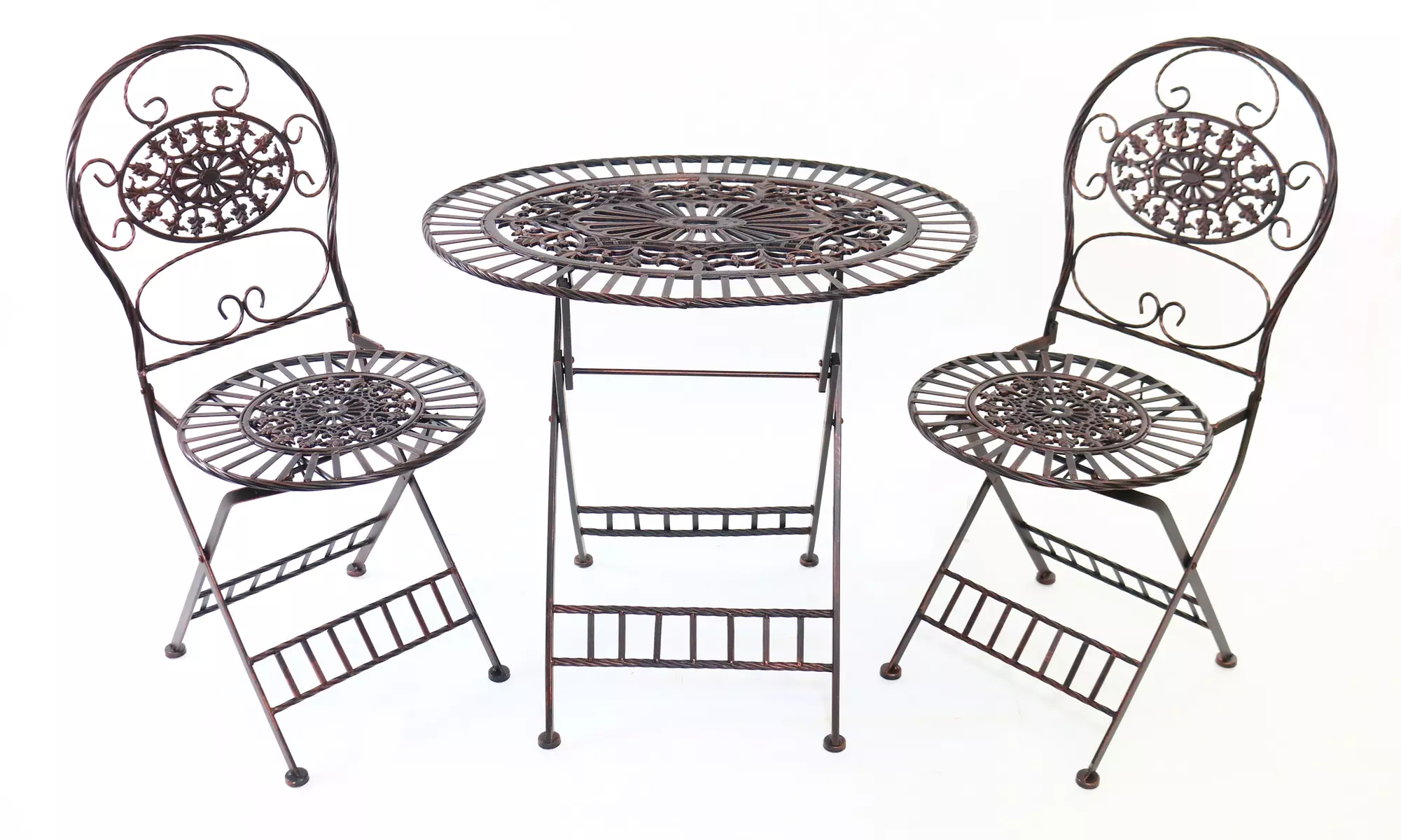 Alpine Metal Antique Bistro Set (3-Piece) - Primary Image